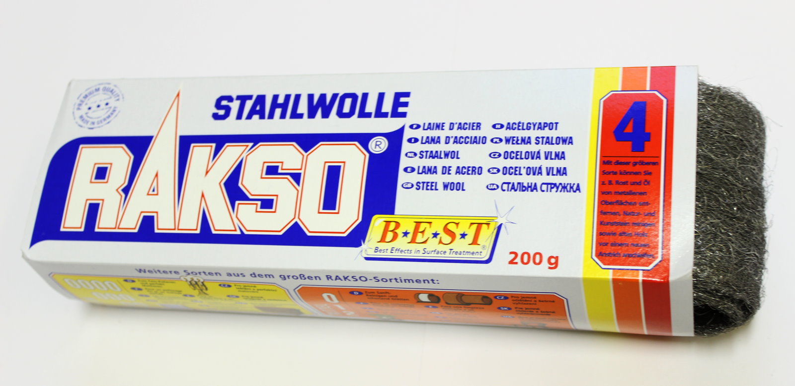 Rakso Stahlwolle  Sorte: 4 sehr grob, Art.504