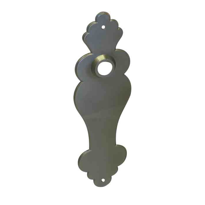 Tür Schild Art. 5653 Eisen Abstand Kastenschloß 60mm BB Bundbart