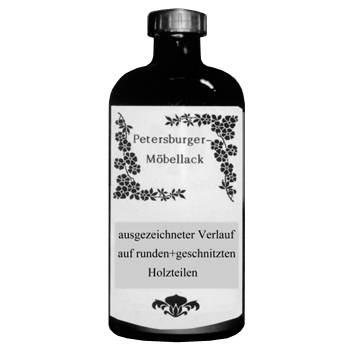 Petersburger Möbellack, klar 0,5L, Art. 10518