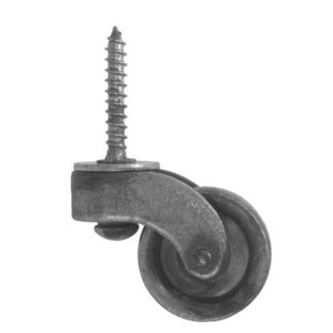 Möbelrolle Sesselrolle - 23mm Rolle, Ms  patiniert