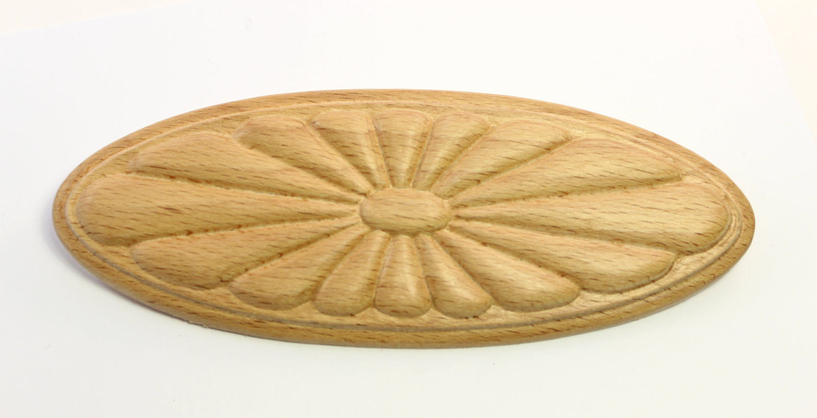 Holzzierteil Rosette Buchenholz, ca.171*62mm, Art.7480
